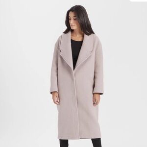 Marcella NYC Oversized Lavender Wool Winter Elizabeth Coat Size